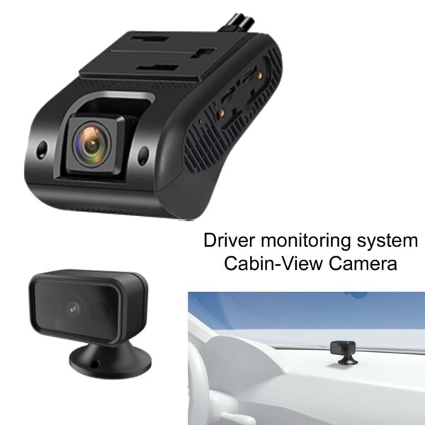 JIMI JC261+CI01 4G Built-in GPS Tracking Dual Channel Dash Camera+Infrared Cabin-View Camera