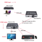 HDMI Extender Over Fiber Maximum 20KM with USB - Image 2