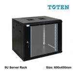 Toten 9U 600×450 Wall Mounted Close Rack