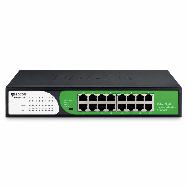 BDCOM S1500-16T 16-Port Gigabit Unmanaged Switch
