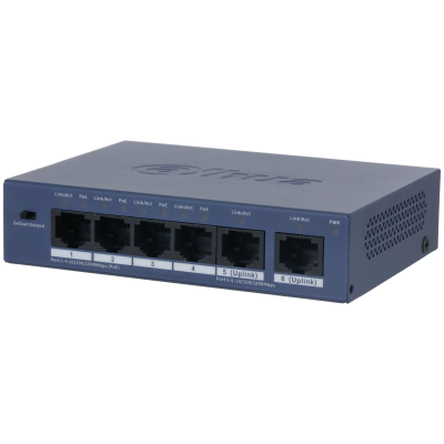 Dahua DH-S3006-4GT-36 6-Port Gigabit Desktop Switch with 4-Port PoE