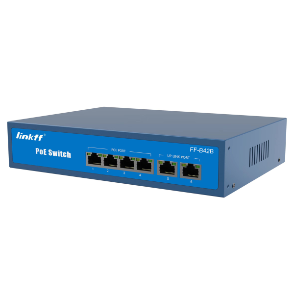 Linkff FF-B42B 4FE+2FE PoE Switch 10/100Mbps