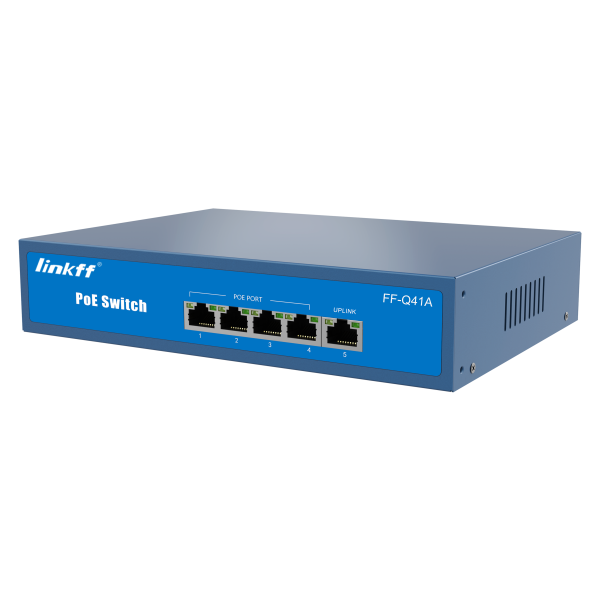 Linkff FF-Q41A 4GE+1GE PoE Switch 100/1000Mbps