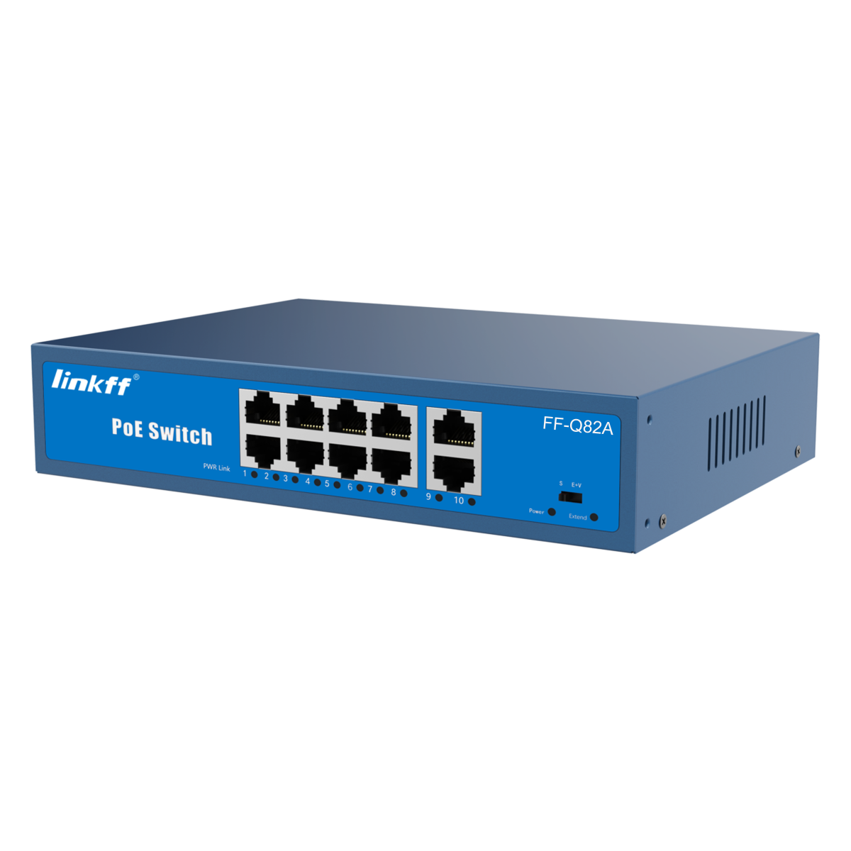 Linkff FF-Q82A 8FE+2GE PoE Switch 10/100/1000Mbps