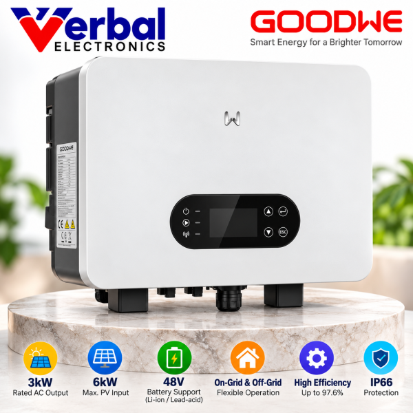 GoodWe GW3000-ES-C10 3kW Hybrid Solar Inverter