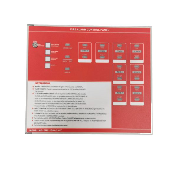 Tycon 4 Zone Fire Alarm Control Panel (Conventional)