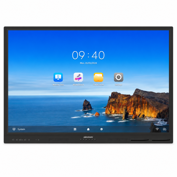 Hikvision DS-D5B75RBEL 75″ 4K UHD Interactive Flat Panel Display