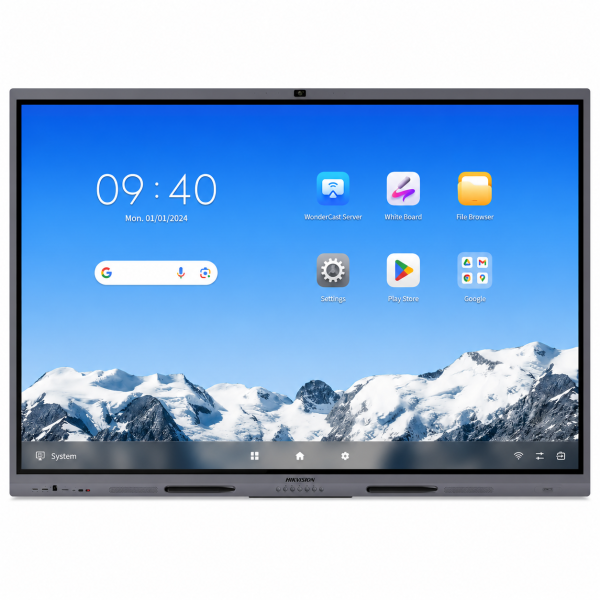 Hikvision DS-D5C75RBB2L 75″ 4K UHD Interactive Flat Panel Display