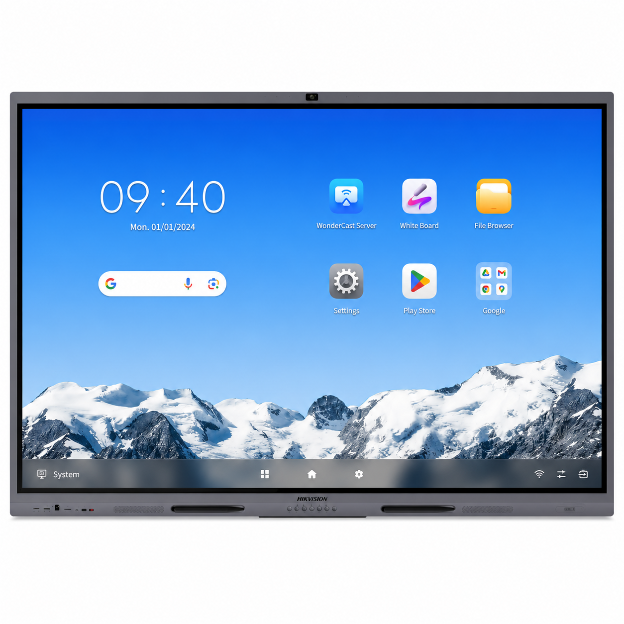 Hikvision DS-D5C75RBB2L 75″ 4K UHD Interactive Flat Panel Display