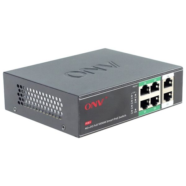 ONV H3064PS Full Gigabit 6-Port PoE switch