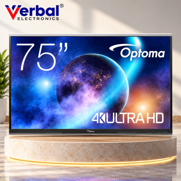 Optoma 5752RK+ 75″ 4K UHD Premium Interactive Flat Panel Display