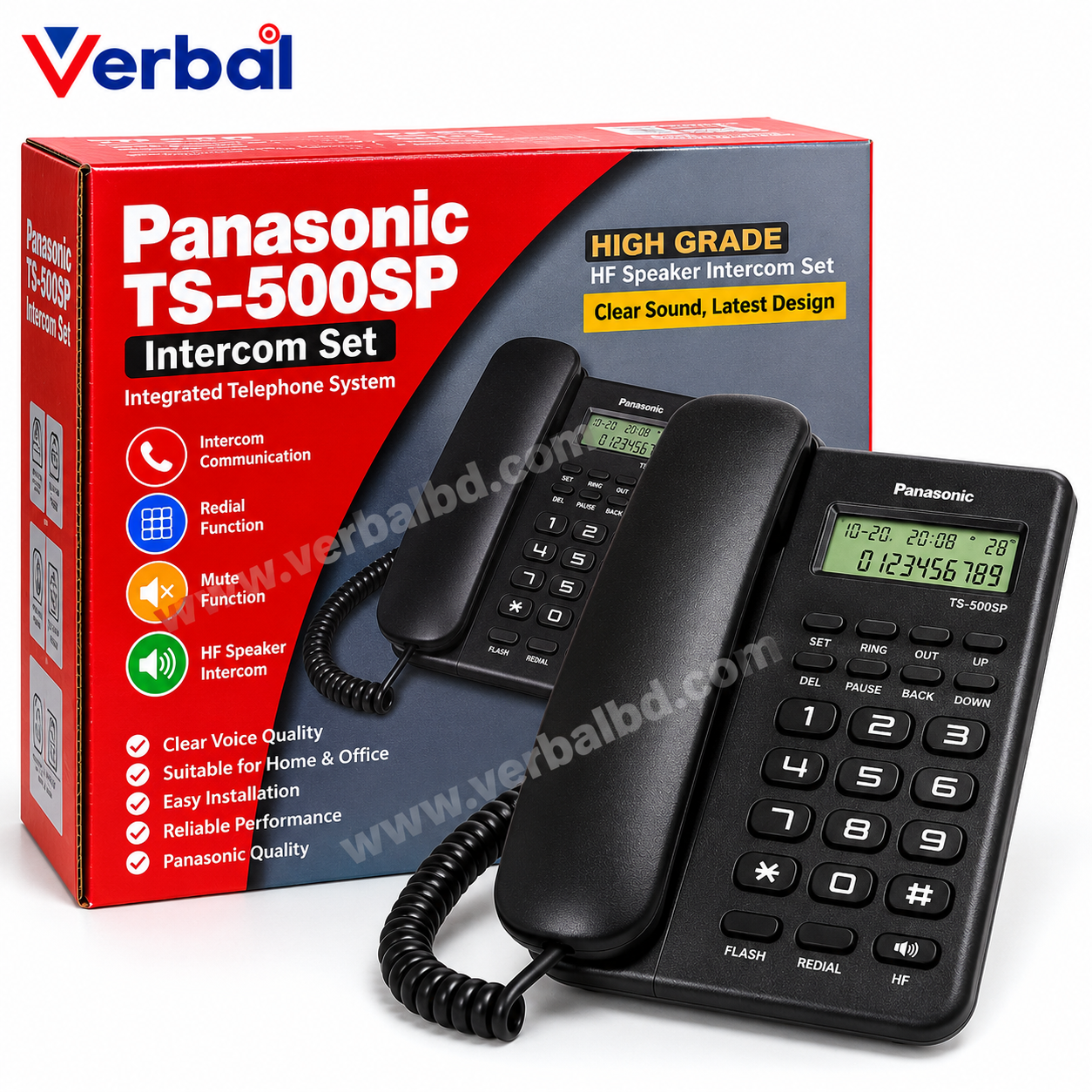 Panasonic TS-500SP Intercom Set | VERBAL Panasonic TS-500SP Intercom Set | VERBAL
