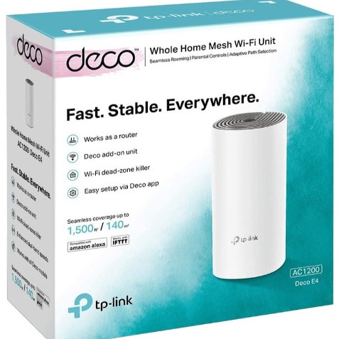 TP-Link Deco E4 AC1200 Whole Home Mesh Wi-Fi Unit