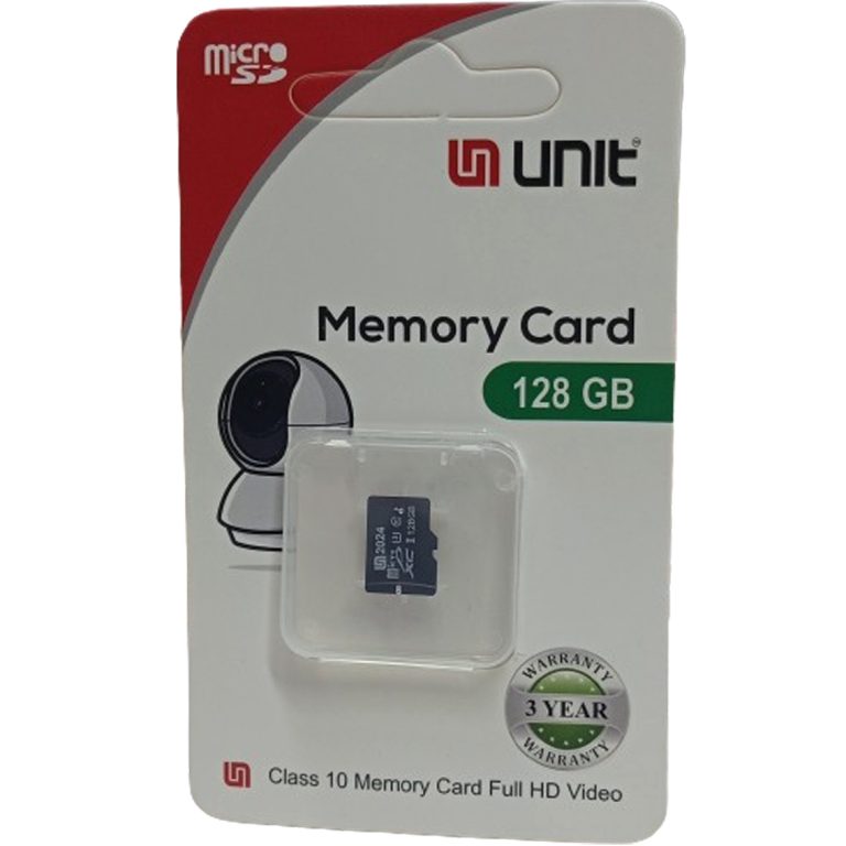 UNIT 128GB Memory Card Class 10 Memory Card Full HD Video - VERBAL BD