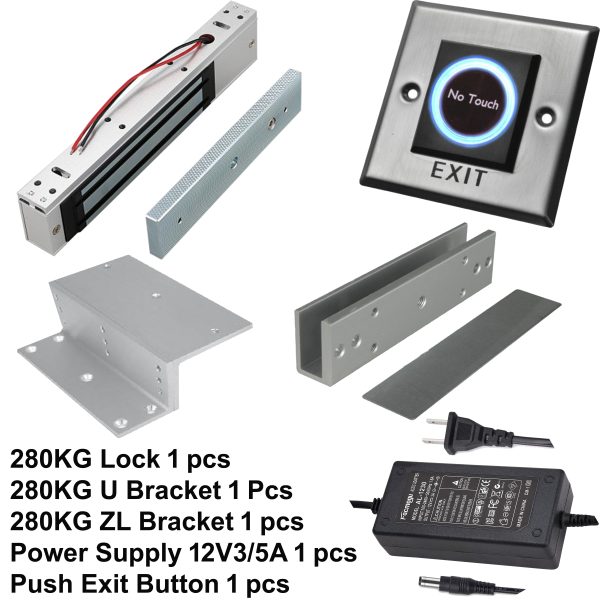 JEVE 280KG Electromagnetic Door Lock Package