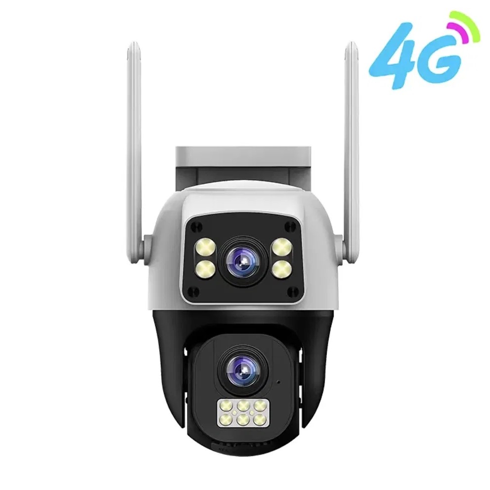 V380 SC11-G-L Mini 4MP PTZ CCTV Camera – Dual Lens Wireless IP Camera with 4G Network