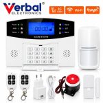 4G Tuya Smart GSM Wireless Burglar Alarm System with LCD Display