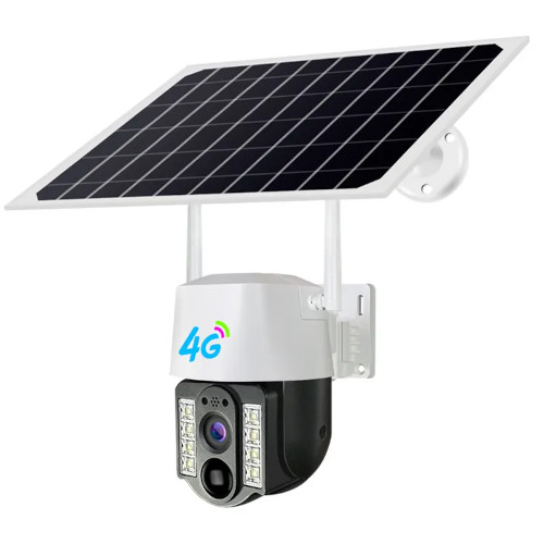 V380 4G Sim-Supported Solar PTZ IP Camera
