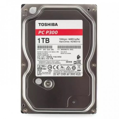 Toshiba 1TB 3.5″ Surveillance Hard Drive S300